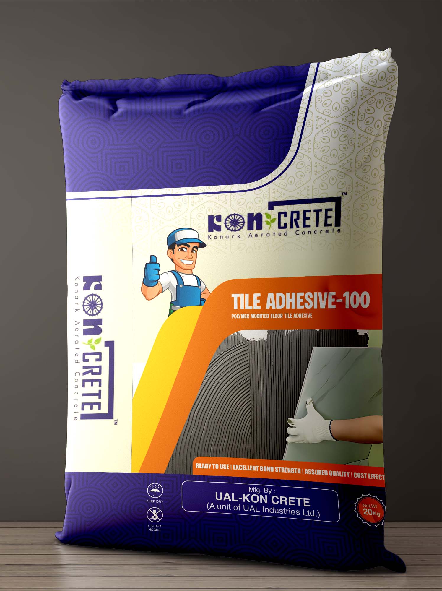 KON-CRETE Tile Adhesive 100 bag